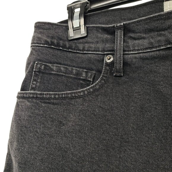 Everlane Black Jeans Original Cheeky Jean 31 Crop Womens High Rise Straight Leg - Picture 3 of 10